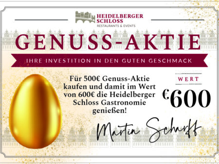 Oster-Genuss-Aktie für Erlebnisevents auf dem Heidelberger Schloss 2025